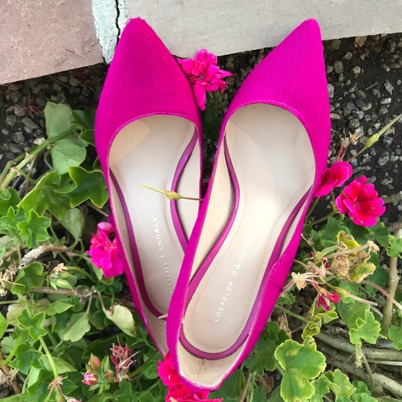 Loeffler Randall Fuchsia Pony Hair Pump - Picture 7 of 7